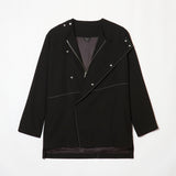 OBLIQUE ZIP JACKET(Pre Order)