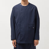 Stripe Shirt Blouson