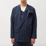 Stripe Shirt Blouson