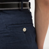 Linen Paneled Pants