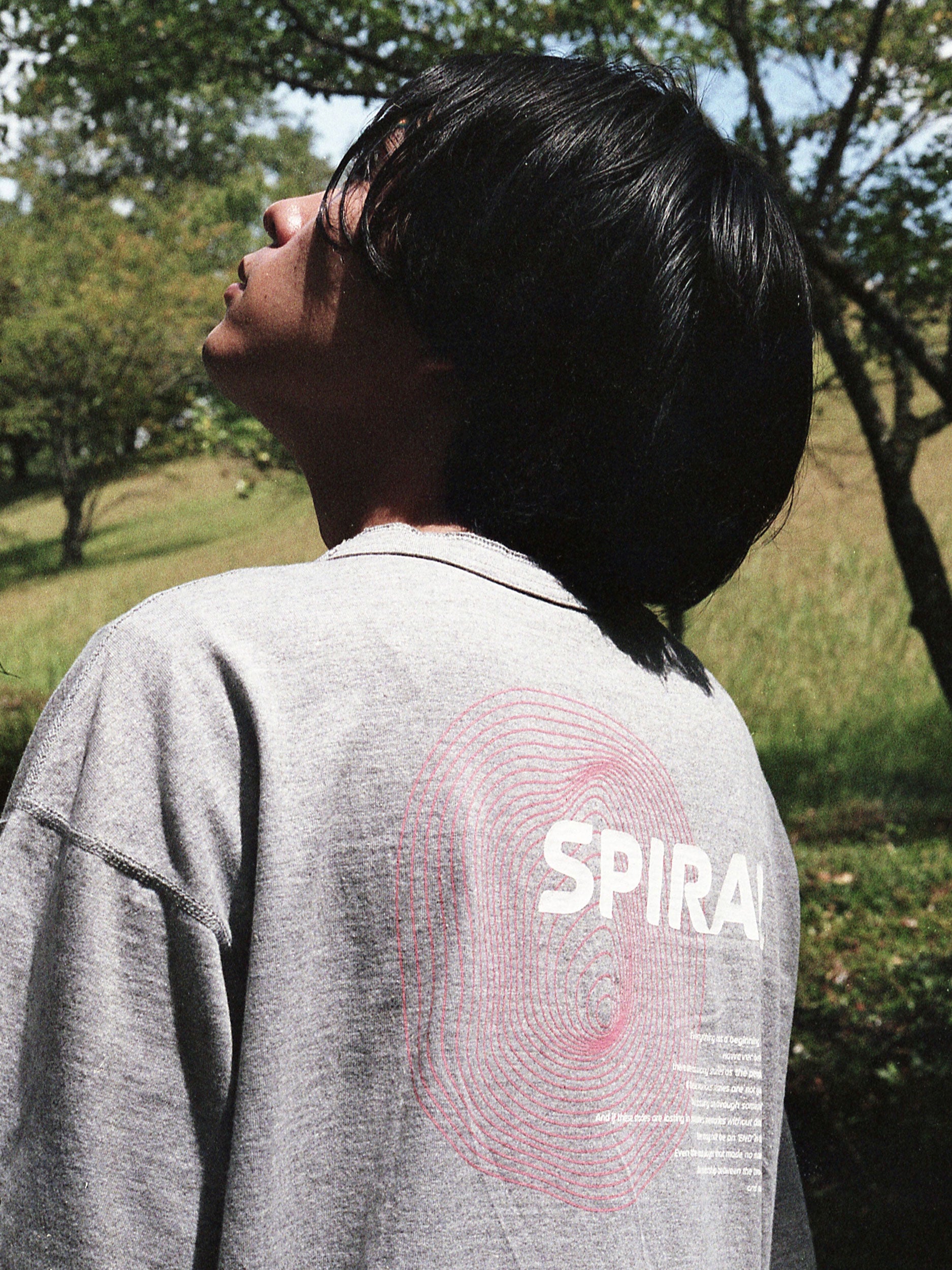 Spiral Big Tshirt/NAVY