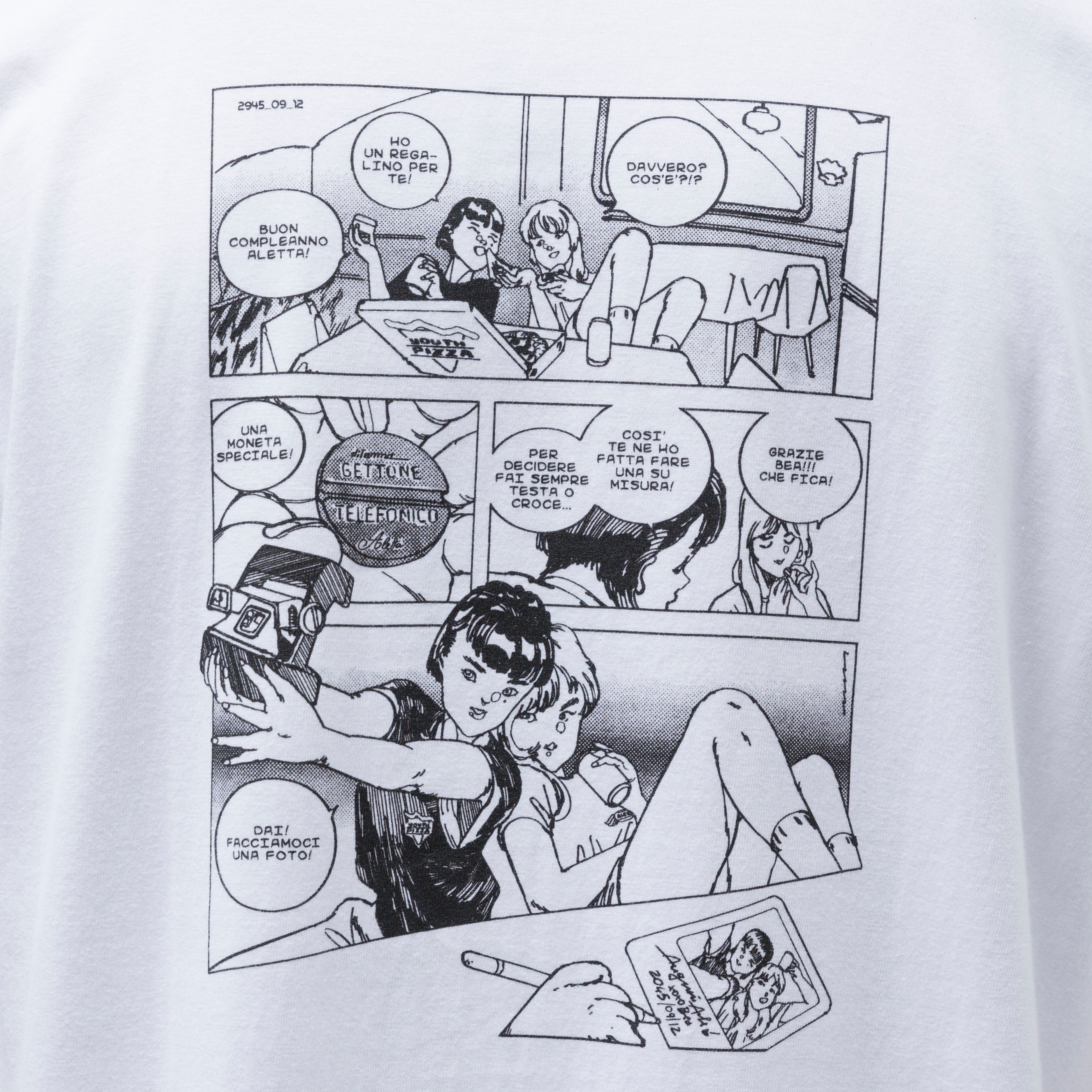 21SS Comic Tshirt/WHITE