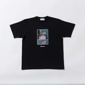 New Crying Girl Lenticular Tshirt/BLACK