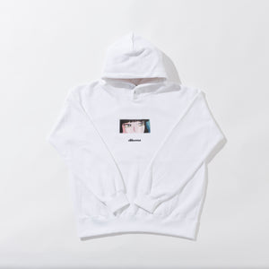 New Crying Girl Lenticular Parka/WHITE