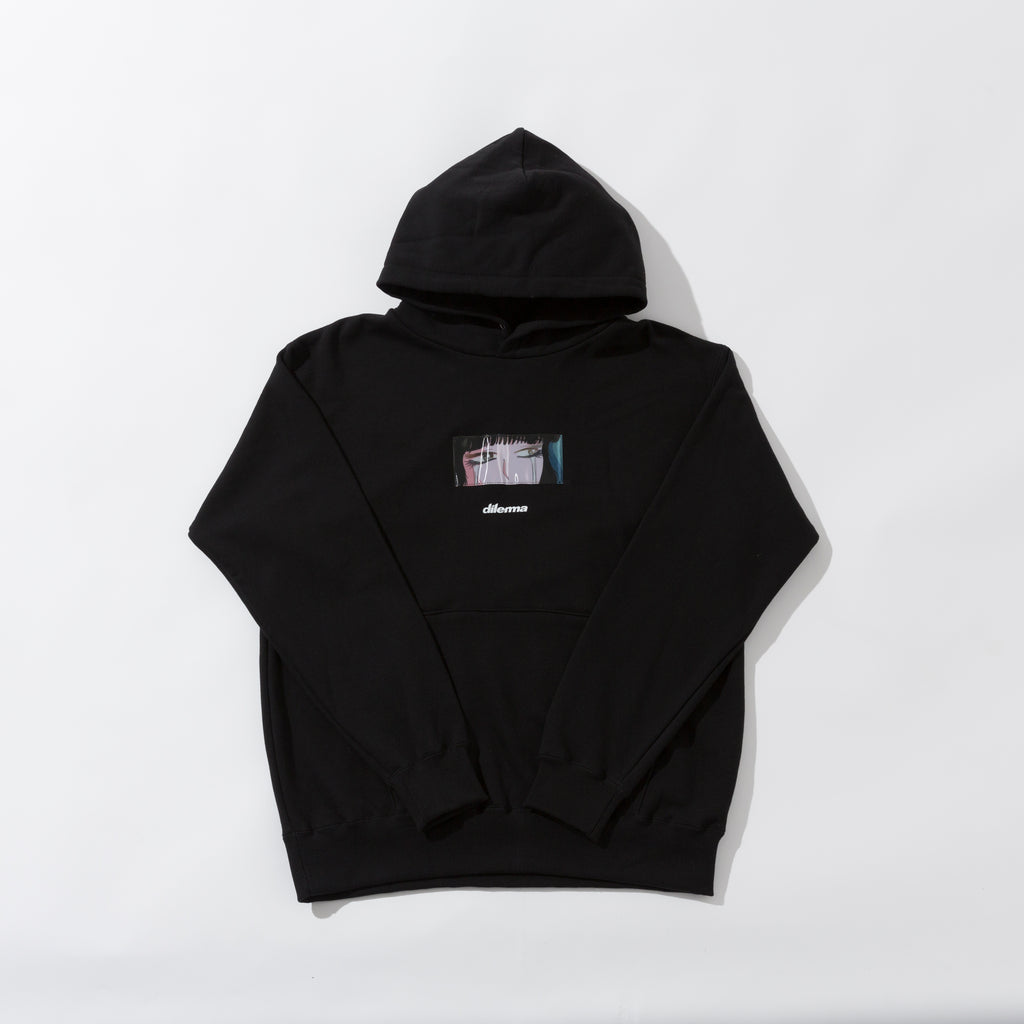 New Crying Girl Lenticular Parka/BLACK