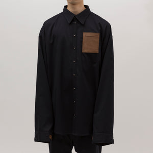 Metal Hook Shirt/NAVY