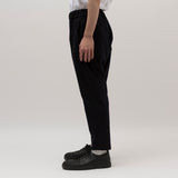 Leather Pocket Pants/NAVY