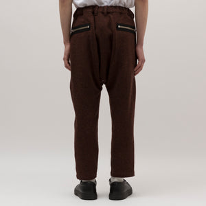 Wool Riders Sarouel Pants/WINE RED
