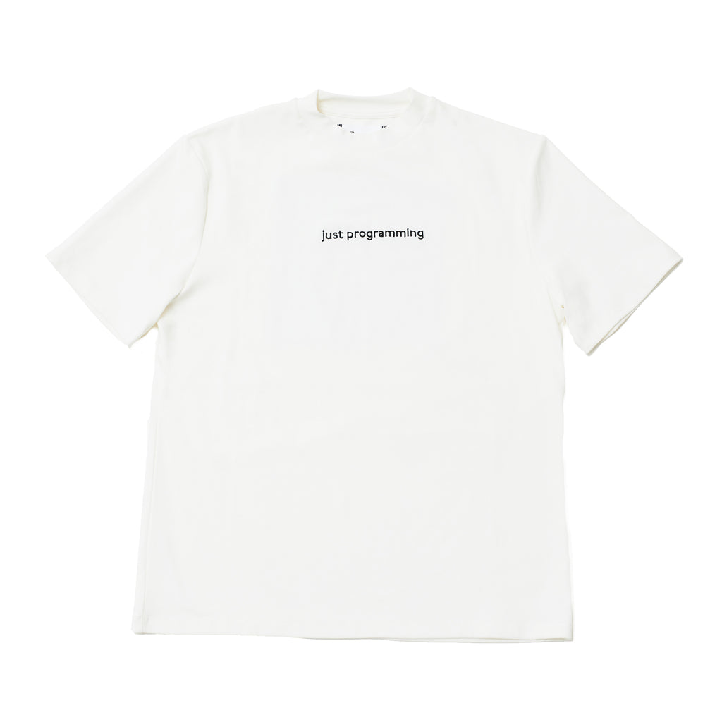 "just programming" Mock neck Tshirts
