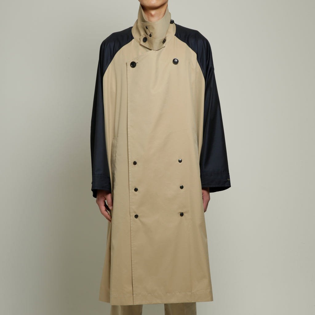 Side Slit Ragran Coat