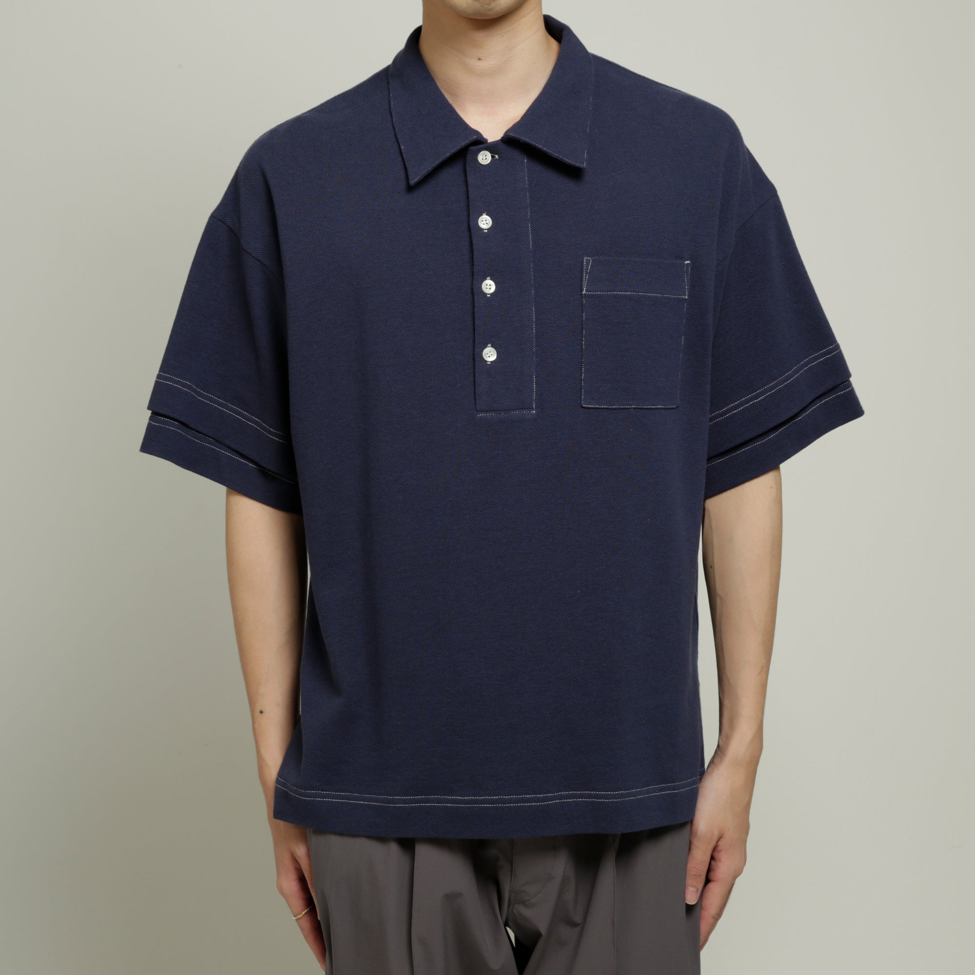 Double Sleeve Polo Shirt