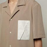 Letter Pocket Shirt