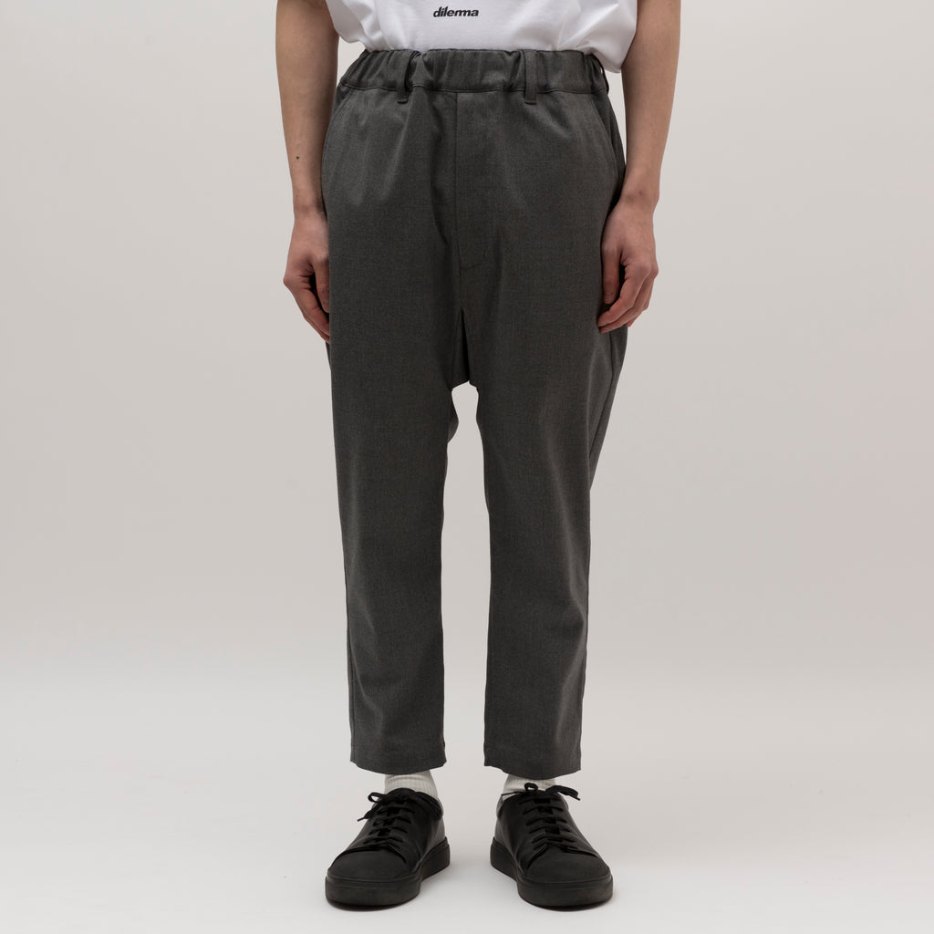 Leather Pocket Pants/GRAY